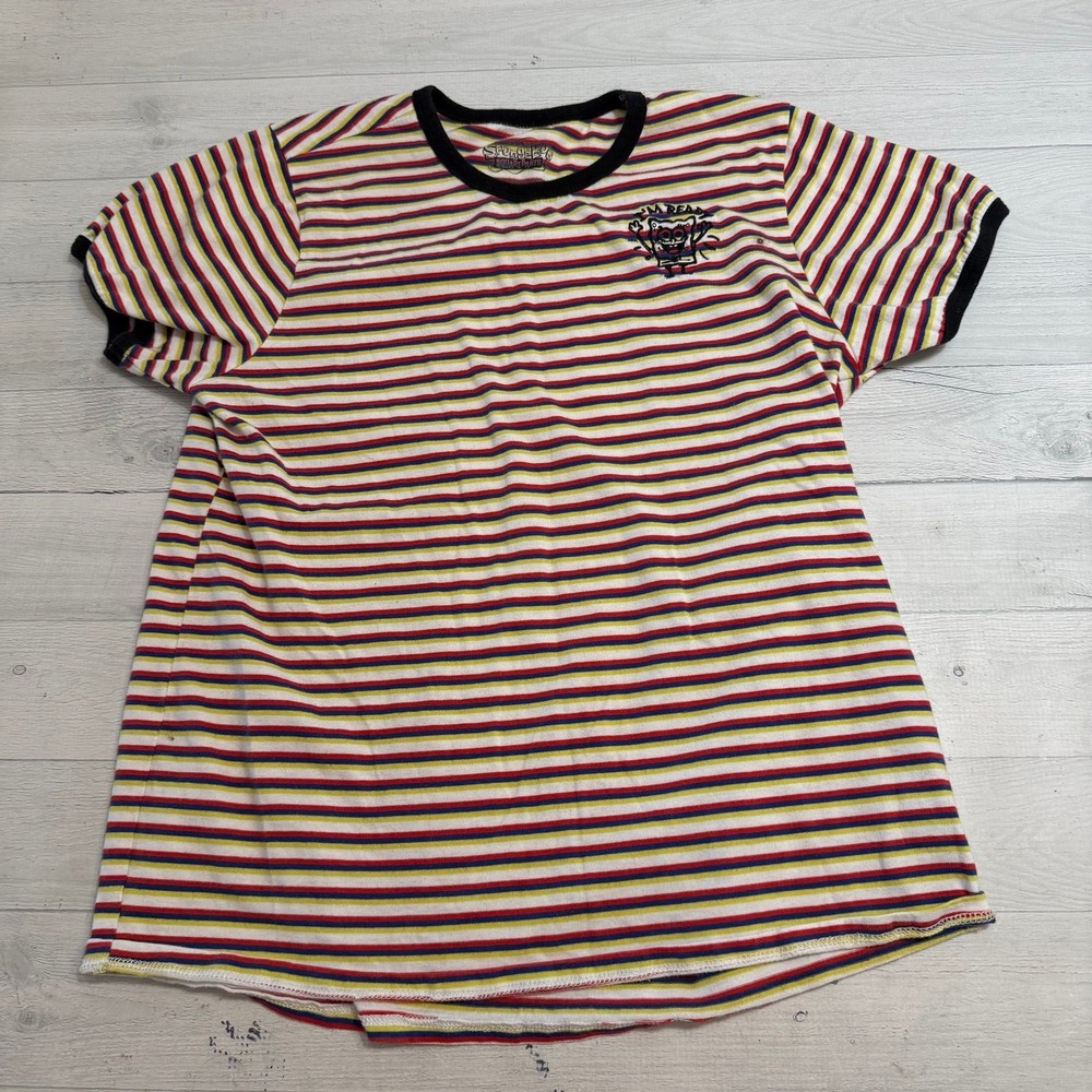 Nickelodeon‎ SpongeBob SquarePants Striped I'm Ready women's juniors medium